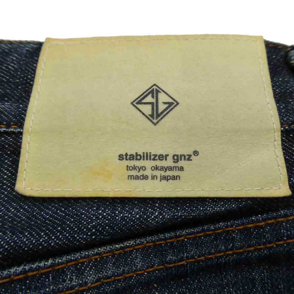 スタビライザー ジーンズ 0-09 ジップフライ 5ポケット デニムパンツ ジーンズ インディゴブルー系 W33-L30【中古】