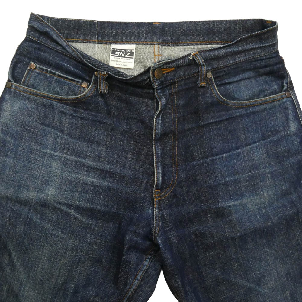スタビライザー ジーンズ 0-09 ジップフライ 5ポケット デニムパンツ ジーンズ インディゴブルー系 W33-L30【中古】