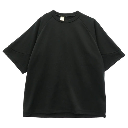 N.HOOLYWOOD エヌハリウッド 22SS 9221-CS05-006 CREW NECK T-SHIRT クルーネック ラグラン 半袖 Tシャツ ブラック系 M【中古】
