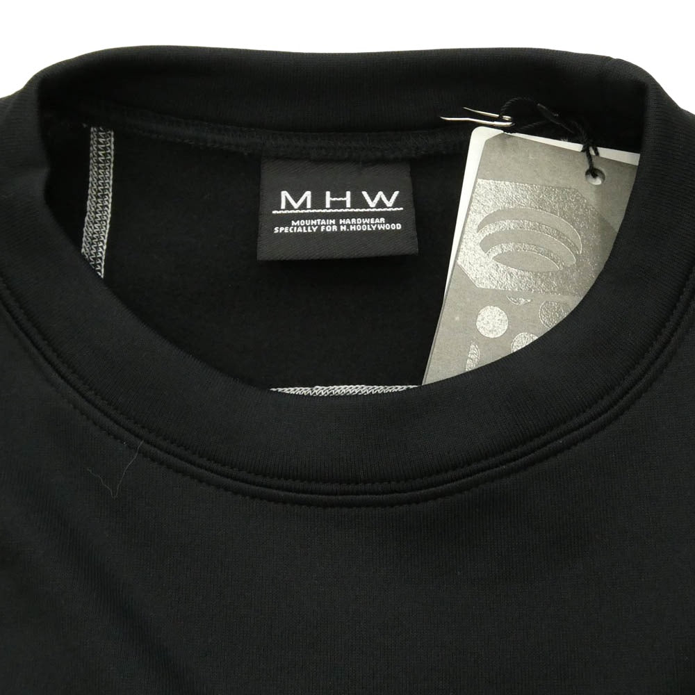 N.HOOLYWOOD エヌハリウッド 116 OE0256 MOUNTAIN HARDWEAR マウンテンハードウェア スウェット生地 半袖 Tシャツ ブラック系 40【中古】