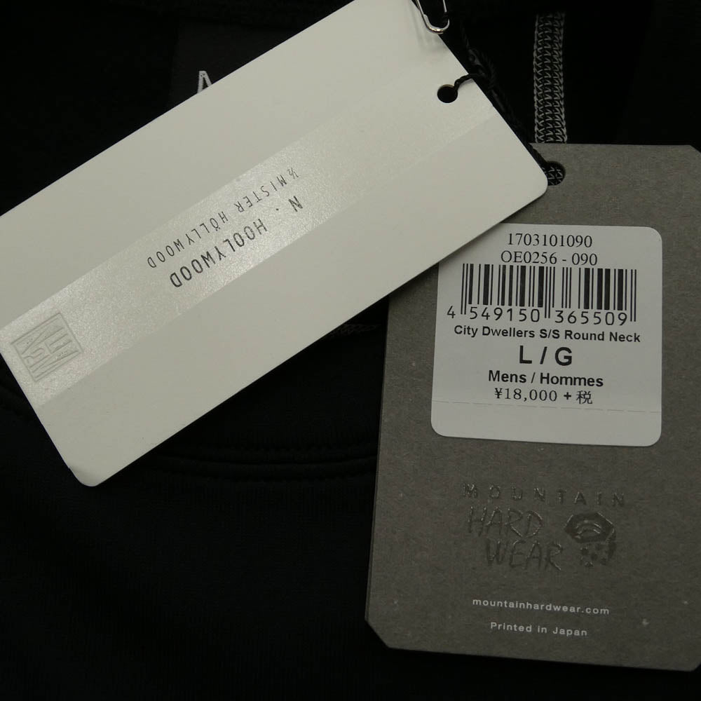 N.HOOLYWOOD エヌハリウッド 116 OE0256 MOUNTAIN HARDWEAR マウンテンハードウェア スウェット生地 半袖 Tシャツ ブラック系 40【中古】