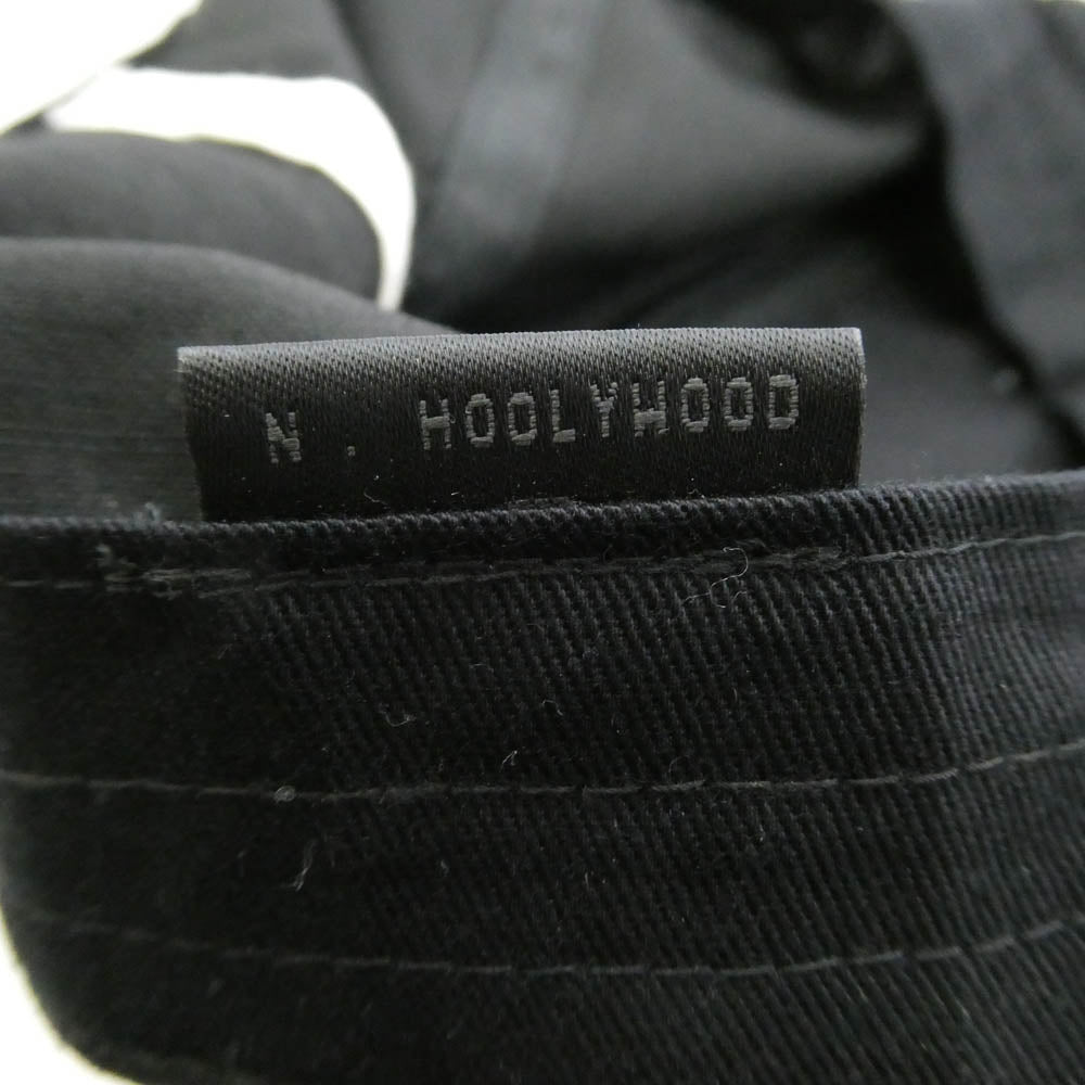 N.HOOLYWOOD エヌハリウッド AC30-096 COMPILE HAT CAP コンパイルライン パネル キャップ 帽子 ブラック系【中古】