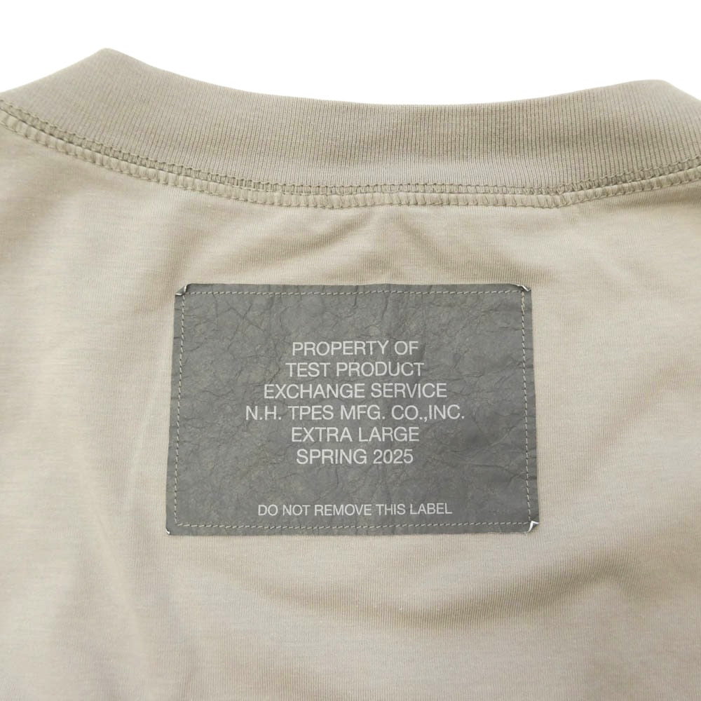 N.HOOLYWOOD エヌハリウッド 25SS 9251-CS55-015 CREW NECK T-SHIRT ミルスペック クルーネック ポケット付き 半袖 Tシャツ グレー系 ＥＸＴＲＡ　ＬＡＲＧＥ【中古】