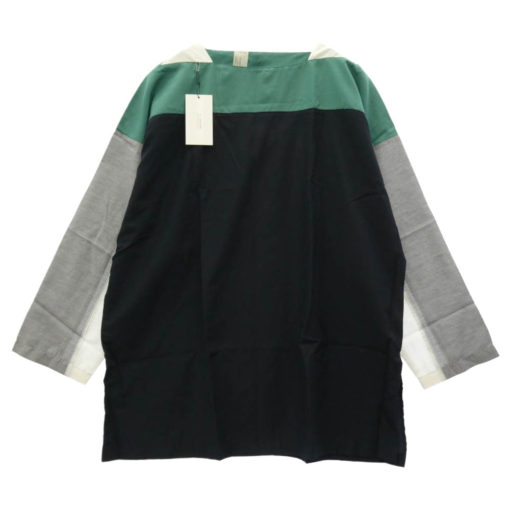 N.HOOLYWOOD エヌハリウッド 19SS 191-SH03-013 パネル切替 クルーネック プルオーバー シャツ マルチカラー系 38【中古】