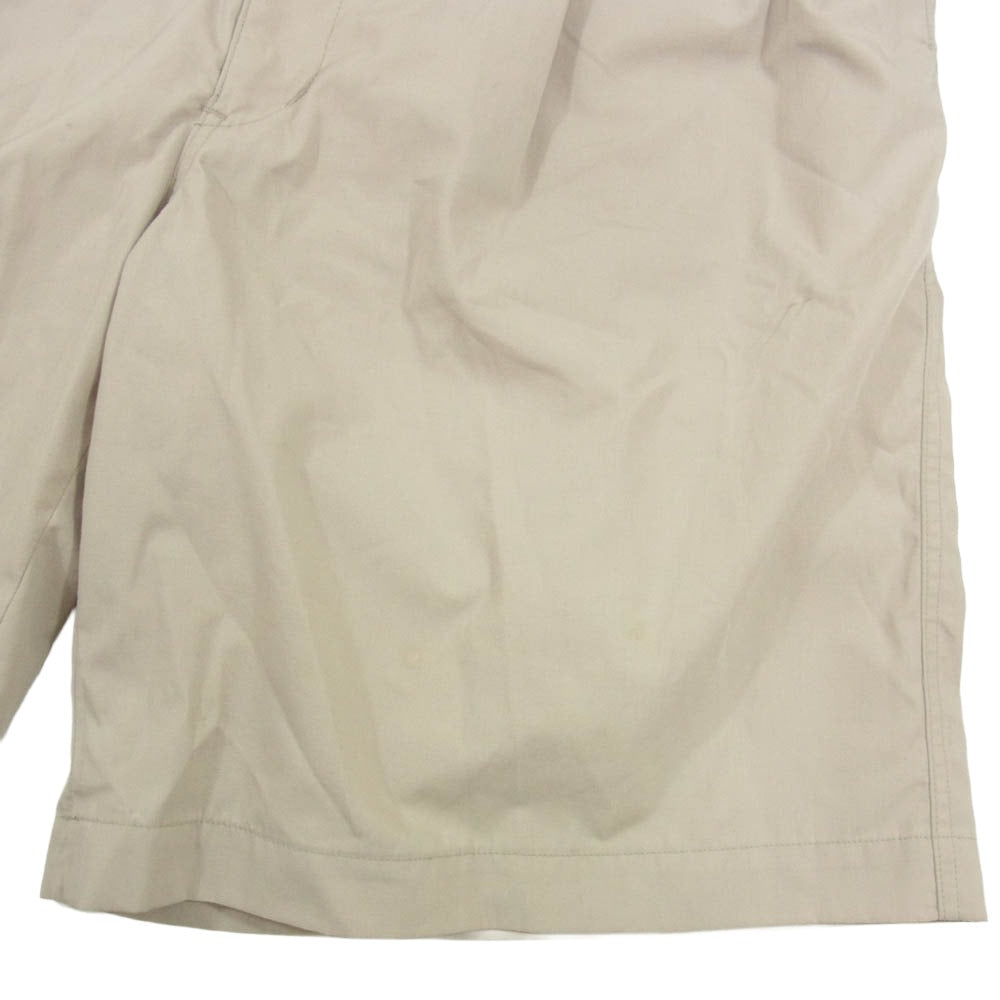 N.HOOLYWOOD エヌハリウッド 25SS 9251-CP50-005 TUCK HALF PANTS タック ハーフパンツ ショーツ ベージュ系 42【中古】