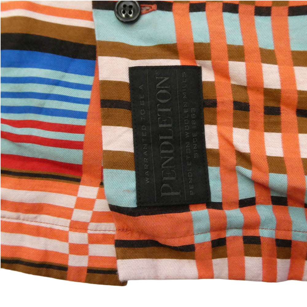 N.HOOLYWOOD エヌハリウッド PENDLETON ペンドルトン 191-SH17-004 Mlt Check マルチチェック 半袖 シャツ マルチカラー系 38【中古】