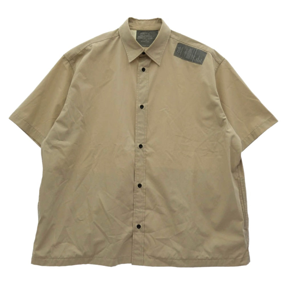 N.HOOLYWOOD エヌハリウッド 25SS 9251-SH50-005 HALF SLEEVE SHIRT ハーフスリーブ ミルスペック 半袖 シャツ ベージュ系 40【中古】