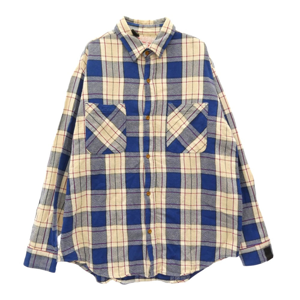 N.HOOLYWOOD エヌハリウッド BIG MAC ビッグマック 23AW 2232-SH22-018 COMPILE BIG MAC SHIRT ビッグマック チェック 長袖 ネルシャツ マルチカラー系 XL【中古】