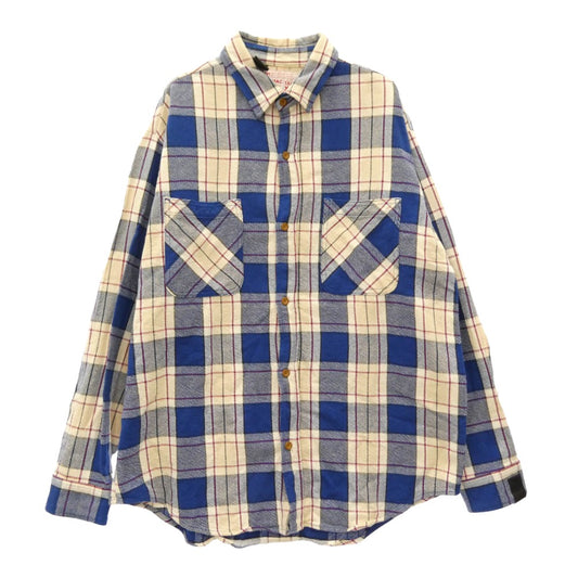 N.HOOLYWOOD エヌハリウッド BIG MAC ビッグマック 23AW 2232-SH22-018 COMPILE BIG MAC SHIRT ビッグマック チェック 長袖 ネルシャツ マルチカラー系 XL【中古】