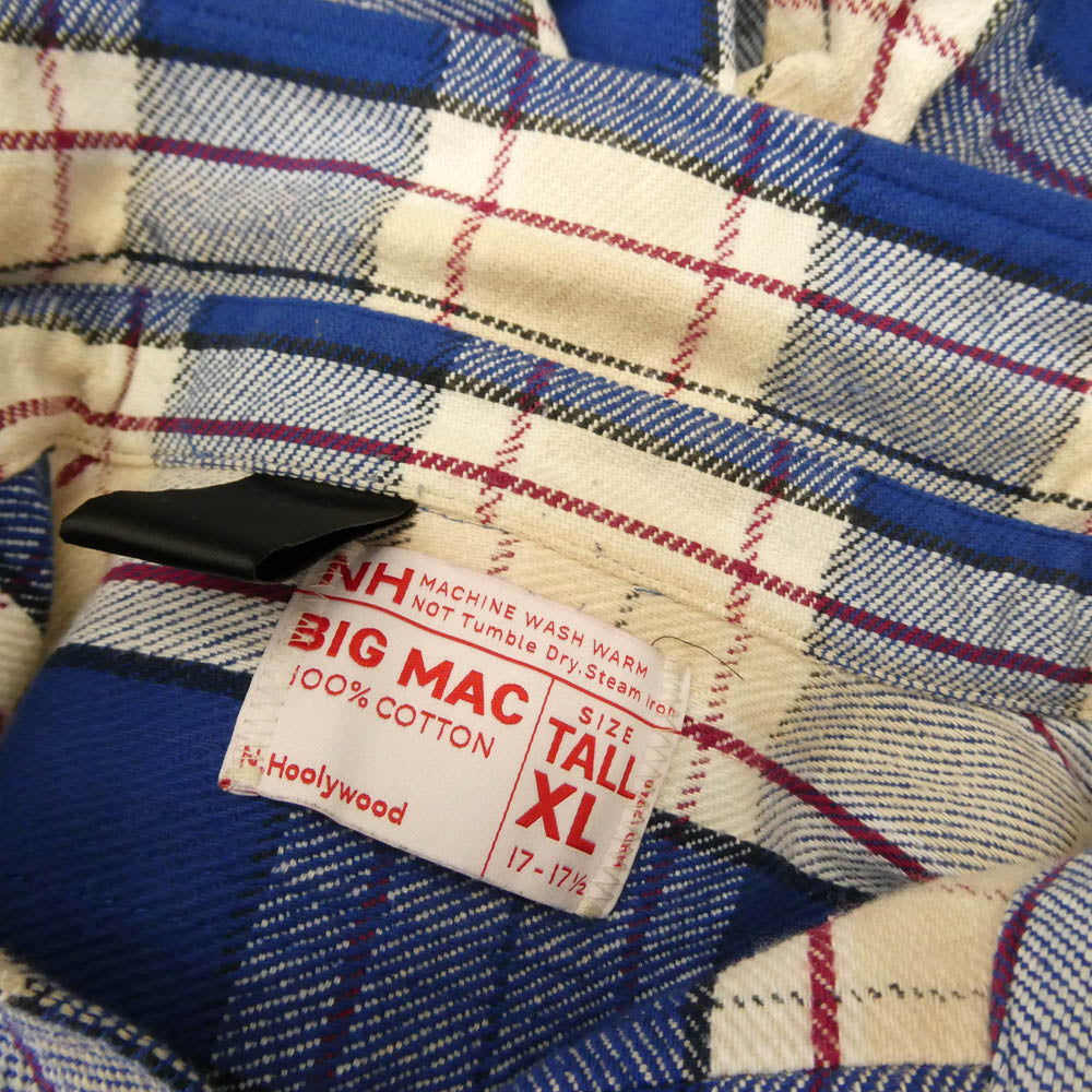 N.HOOLYWOOD エヌハリウッド BIG MAC ビッグマック 23AW 2232-SH22-018 COMPILE BIG MAC SHIRT ビッグマック チェック 長袖 ネルシャツ マルチカラー系 XL【中古】