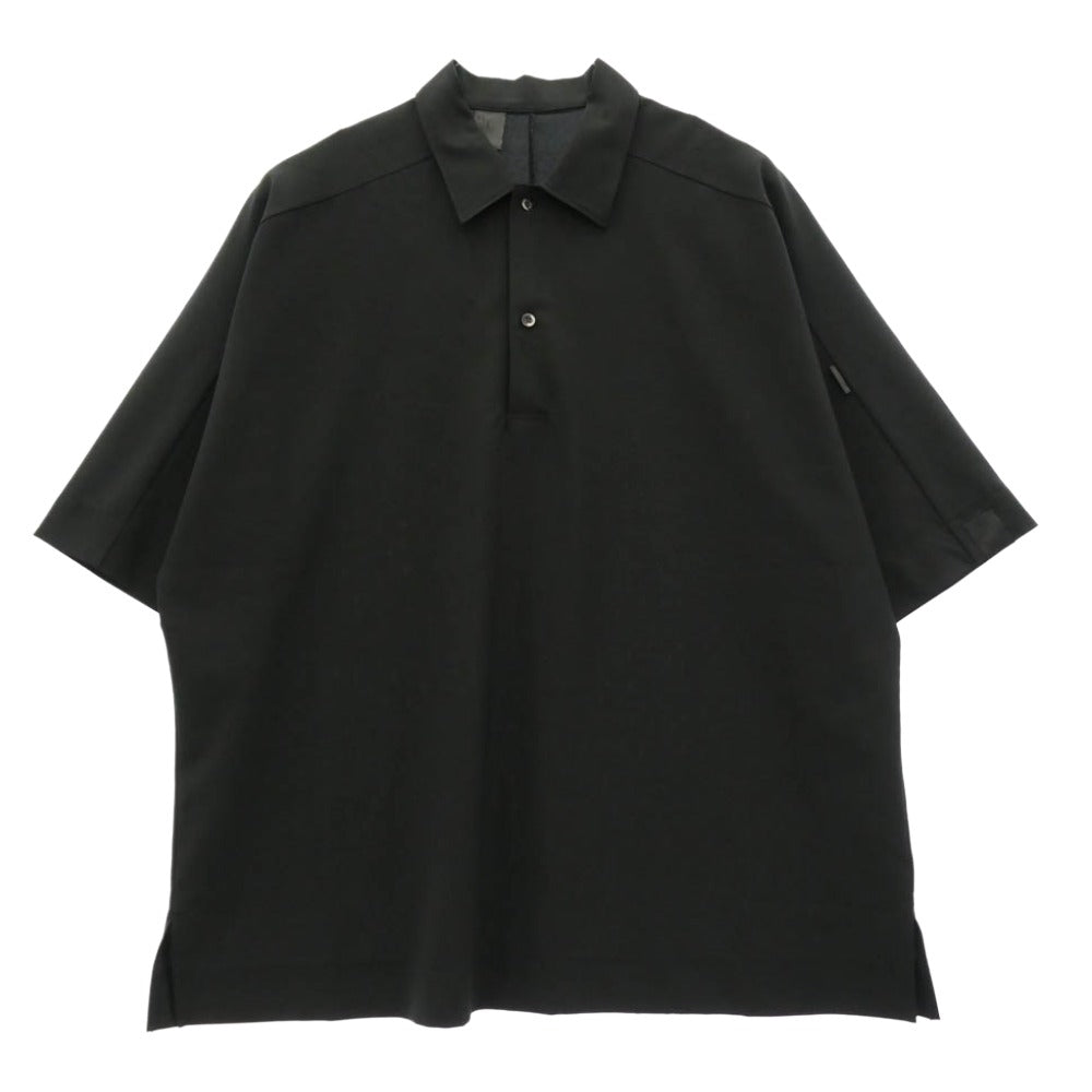 N.HOOLYWOOD エヌハリウッド 24SS 2241-CS51-006 POLO SHIRT 半袖 ポロシャツ ブラック系 42【中古】