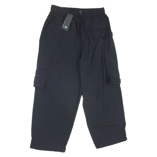 Y-3 Yohji Yamamoto ワイスリー ヨウジヤマモト 26SS KS7857 UT STRAIGHT PANTS ユーティリティー ストレート カーゴ パンツ ブラック系 M【美品】【中古】