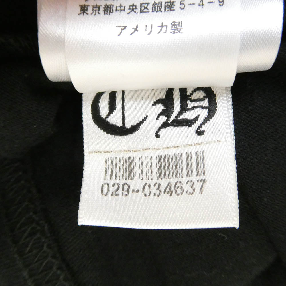 CHROME HEARTS クロムハーツ（原本無） Joe Foti Exhibition 2022 Zeta Reticuli フォティプリント クルーネック 半袖 Tシャツ ブラック系 XL【美品】【中古】