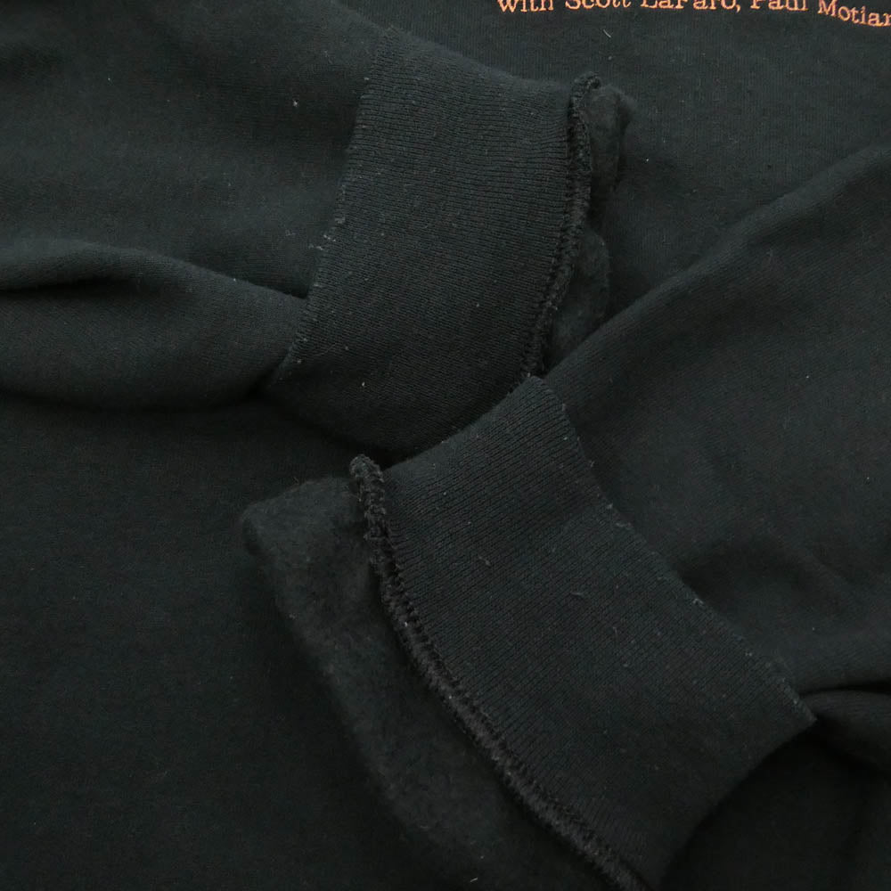 WACKO MARIA ワコマリア Bill Evans waltz for debby CREW NECK SWEAT SHIRT ビル・エヴァンス エンブロイダリー クルーネック スウェット トレーナー ブラック系 XXL【中古】