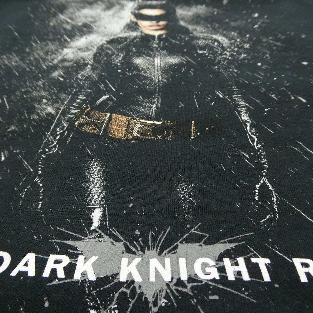WACKO MARIA ワコマリア THE DARK KNIGHT TRILOGY SWEAT SHIRT(TYPE-8) ダークナイト プリント クルーネック スウェット トレーナー ブラック系 XXL【中古】