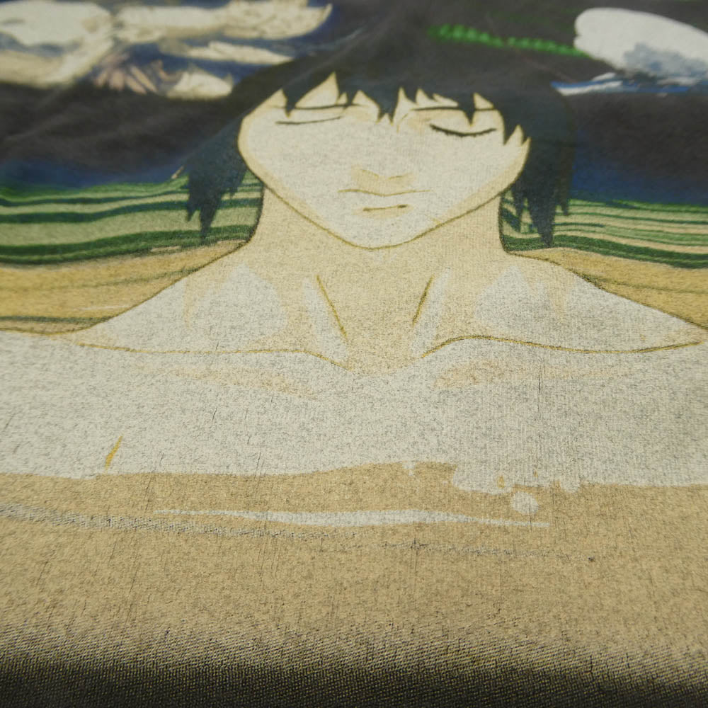 SAINT MICHAEL セントマイケル 24AW SM-YS1-0000-C33 GS_LS TEE/GITS 攻殻機動隊 プリント クルーネック 長袖 Tシャツ チャコール系 XL【中古】