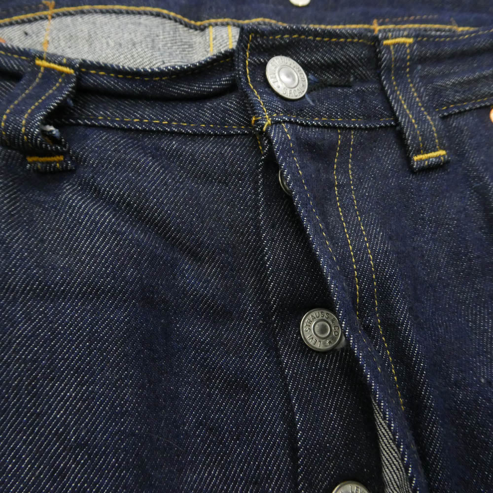Levi's リーバイス 33501-0049 LVC 501XX 1933 モデル 復刻 シンチバック サスペンダーボタン　デニム パンツ ブルー系 W38L34【中古】