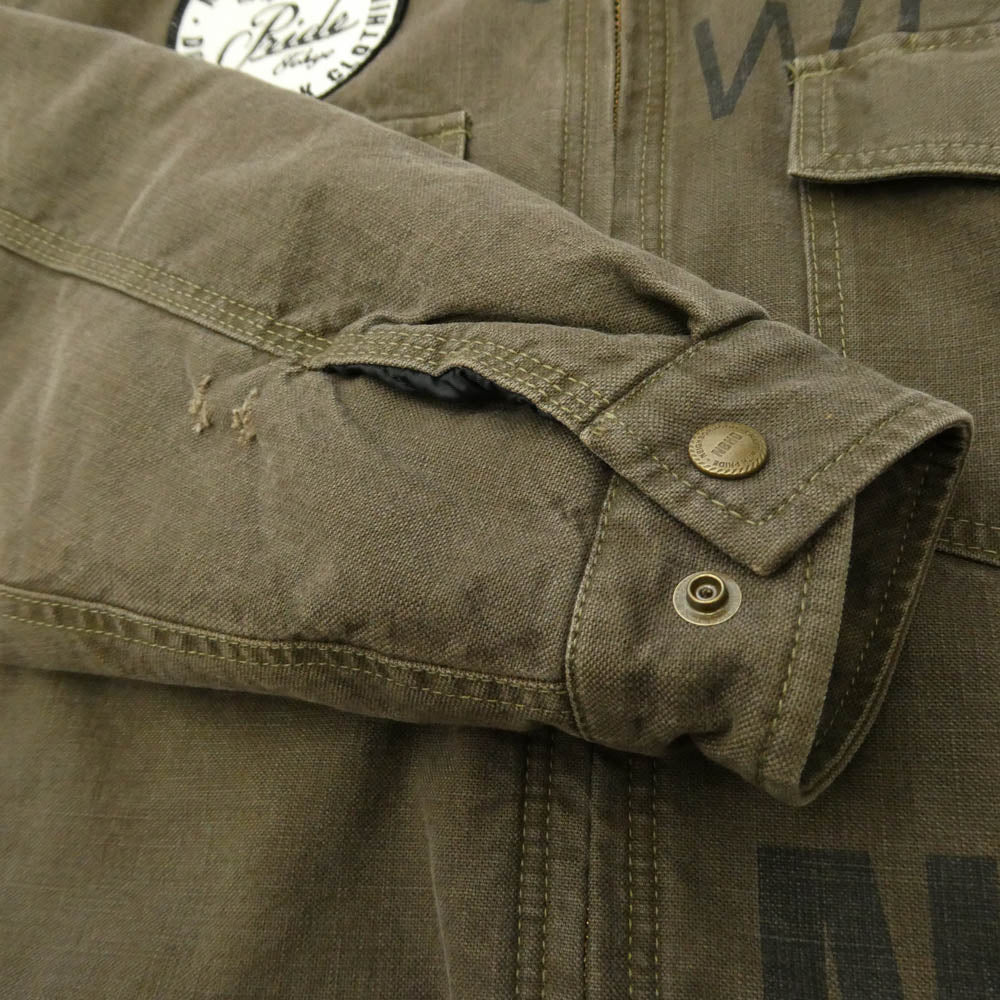 NEIGHBORHOOD ネイバーフッド 24AW 242UTNH-JKM02 DUCK WORK JACKET ダック ワークジャケット ブルゾン カーキ系 M【中古】