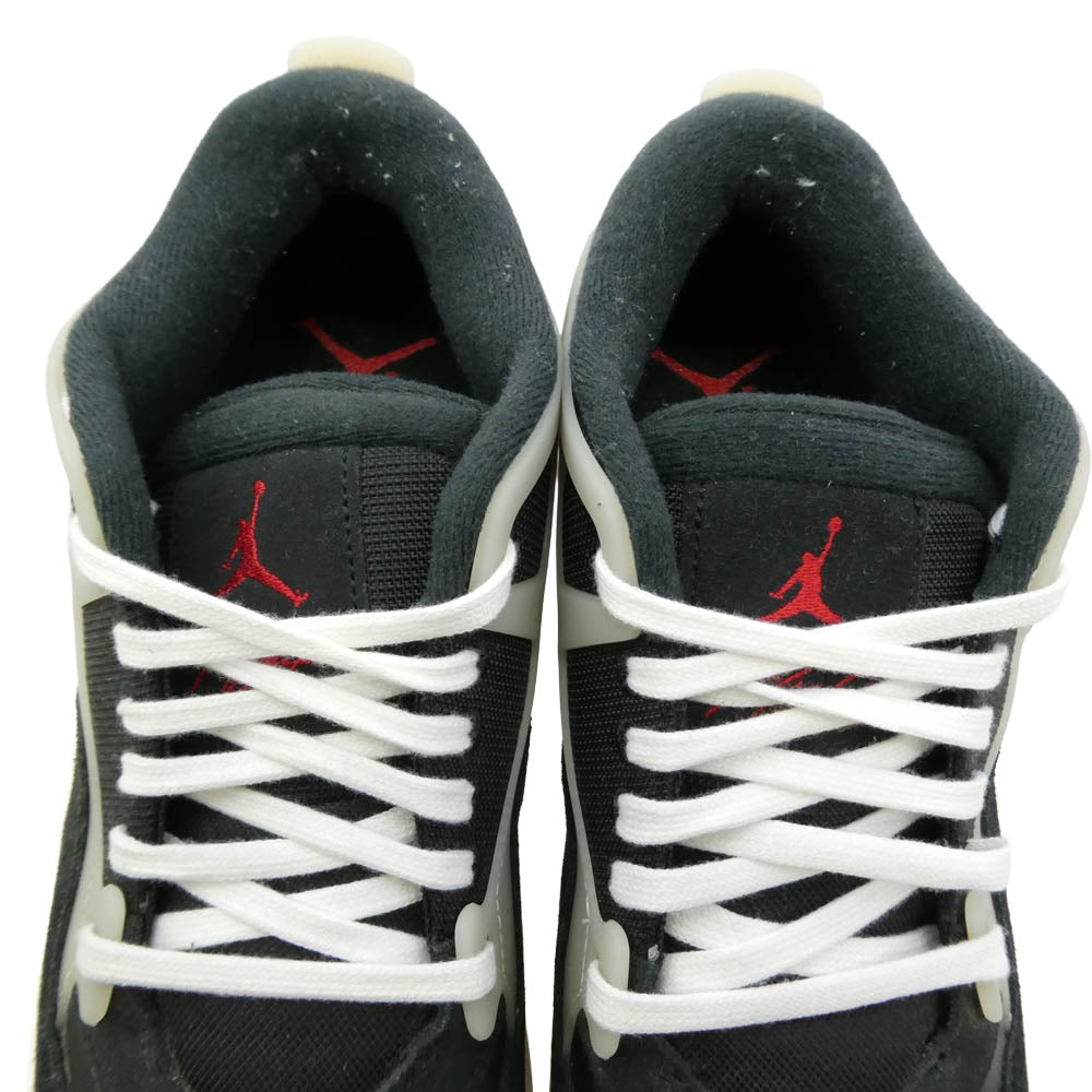 NIKE ナイキ FQ7939-006 Air Jordan 4 RM Black Sail エアジョーダン4 RM ブラック セイル スニーカー ブラック系 オフホワイト系 27.5cm【中古】