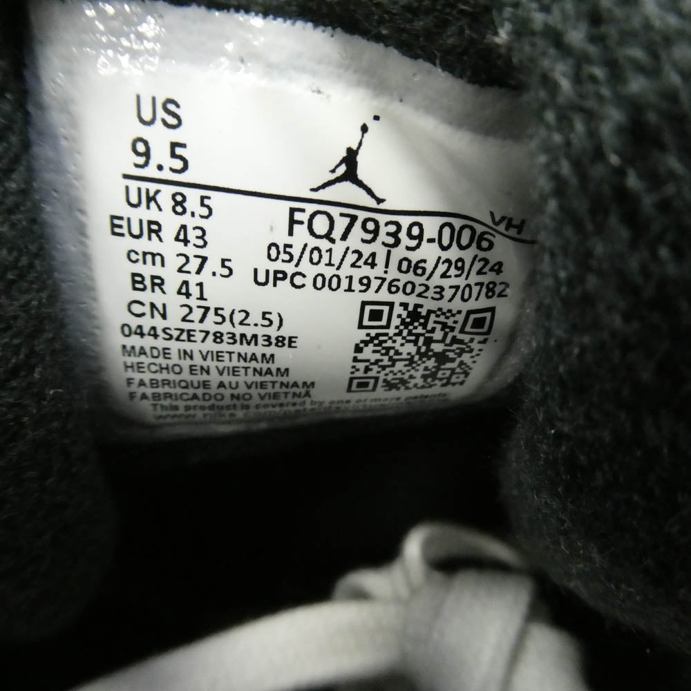 NIKE ナイキ FQ7939-006 Air Jordan 4 RM Black Sail エアジョーダン4 RM ブラック セイル スニーカー ブラック系 オフホワイト系 27.5cm【中古】