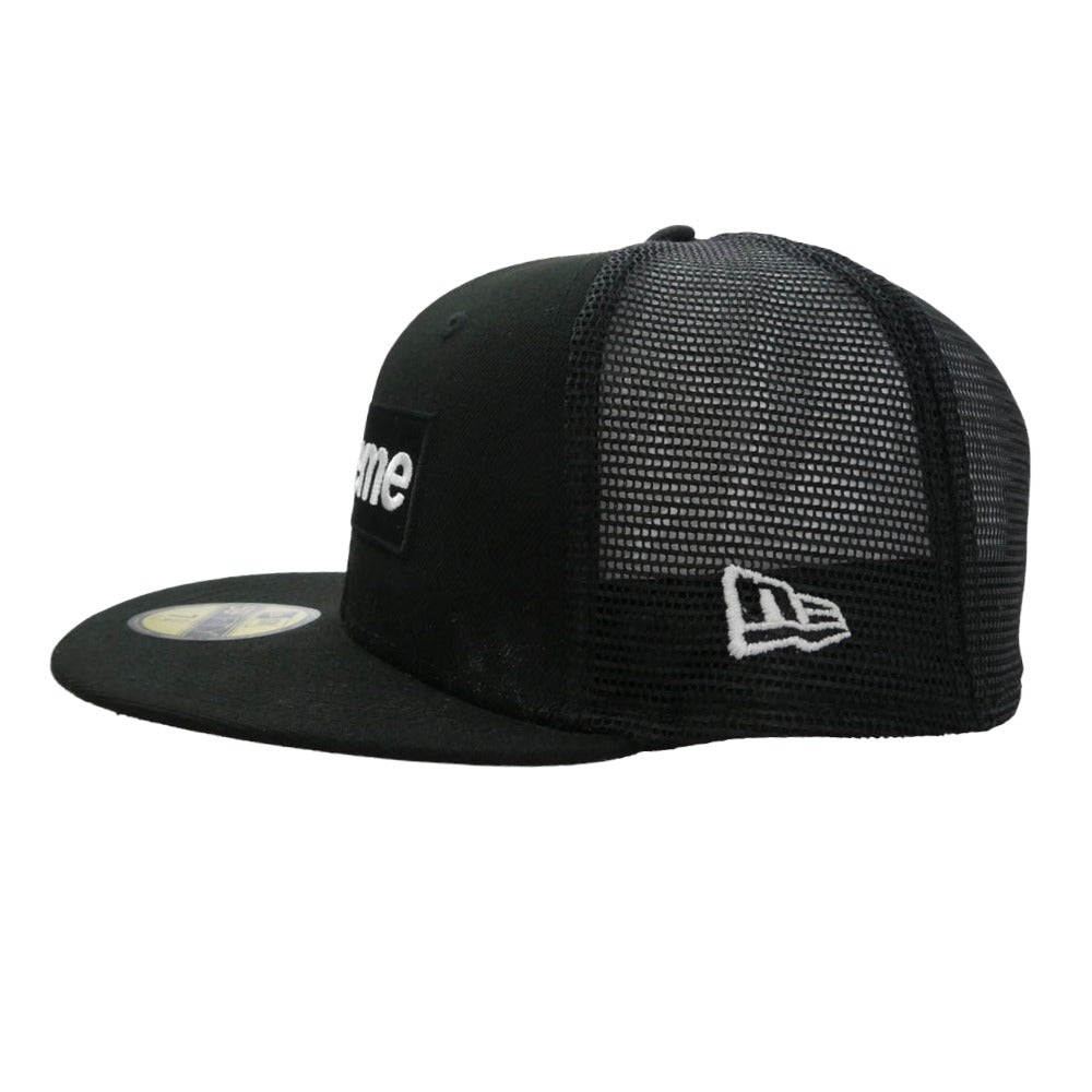Supreme シュプリーム 24SS Box Logo Mesh Back New Era ボックスロゴ メッシュ キャップ ブラック系【中古】