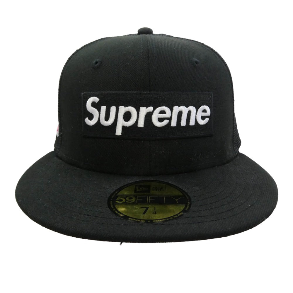 Supreme シュプリーム 24SS Box Logo Mesh Back New Era ボックスロゴ メッシュ キャップ ブラック系【中古】