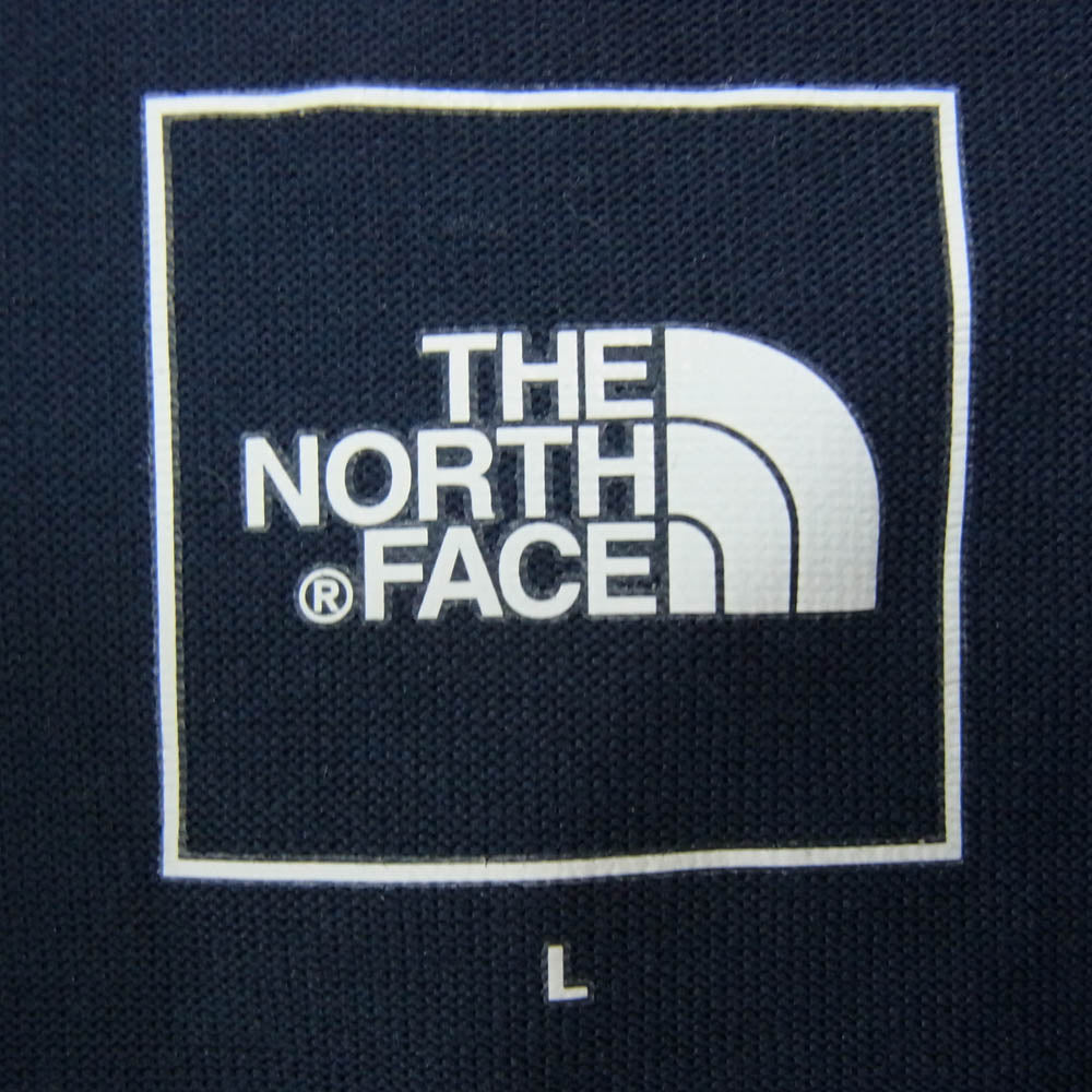 THE NORTH FACE ノースフェイス NT82287 L/S Activity Patch Logo Tee アクテビティ パッチ ロゴ 長袖 Tシャツ カットソー ネイビー系 L【中古】