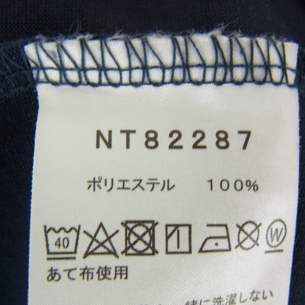 THE NORTH FACE ノースフェイス NT82287 L/S Activity Patch Logo Tee アクテビティ パッチ ロゴ 長袖 Tシャツ カットソー ネイビー系 L【中古】