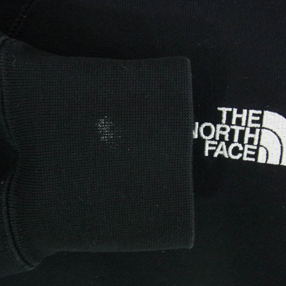 THE NORTH FACE ノースフェイス NT11953 SQUARE LOGO HOODIE スクエア ロゴ フーディ スウェット パーカー ブラック系 M【中古】