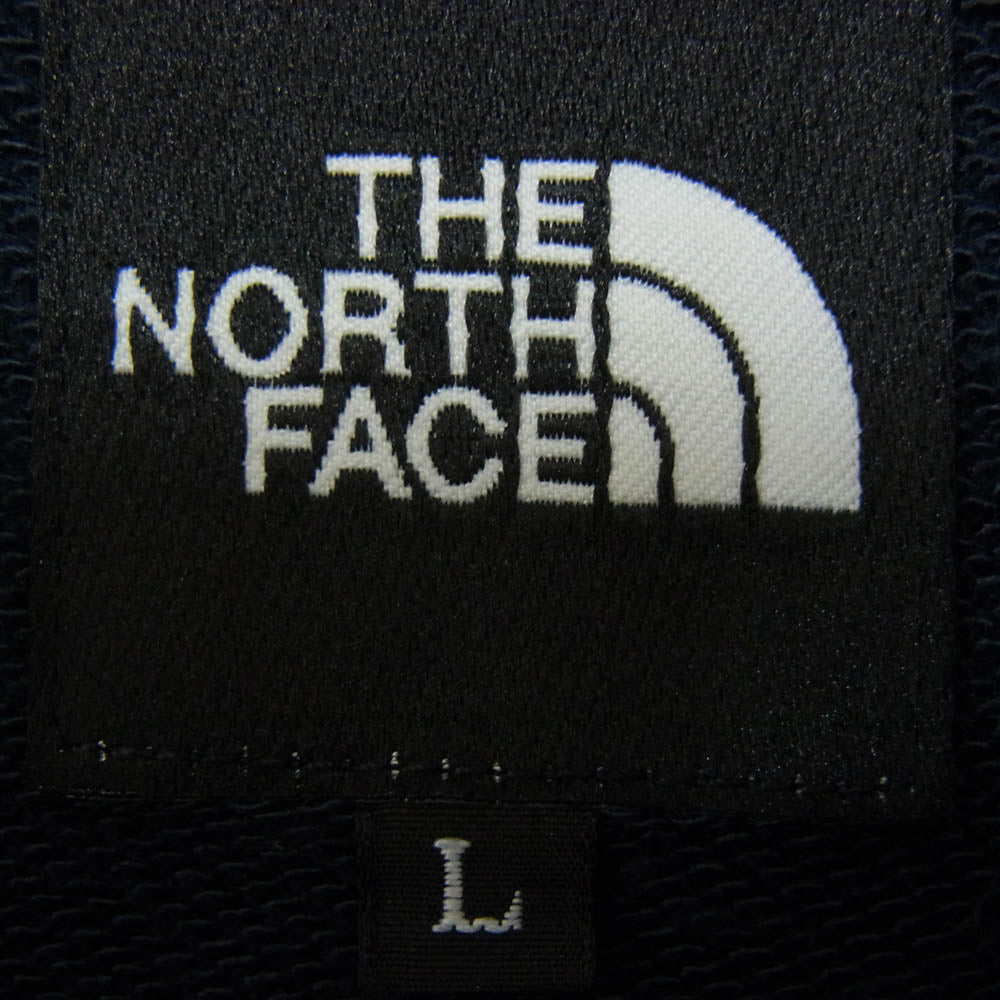 THE NORTH FACE ノースフェイス NT11952 Square Logo FullZip スクエア ロゴ フルジップ フーディ パーカー ネイビー系 L【中古】