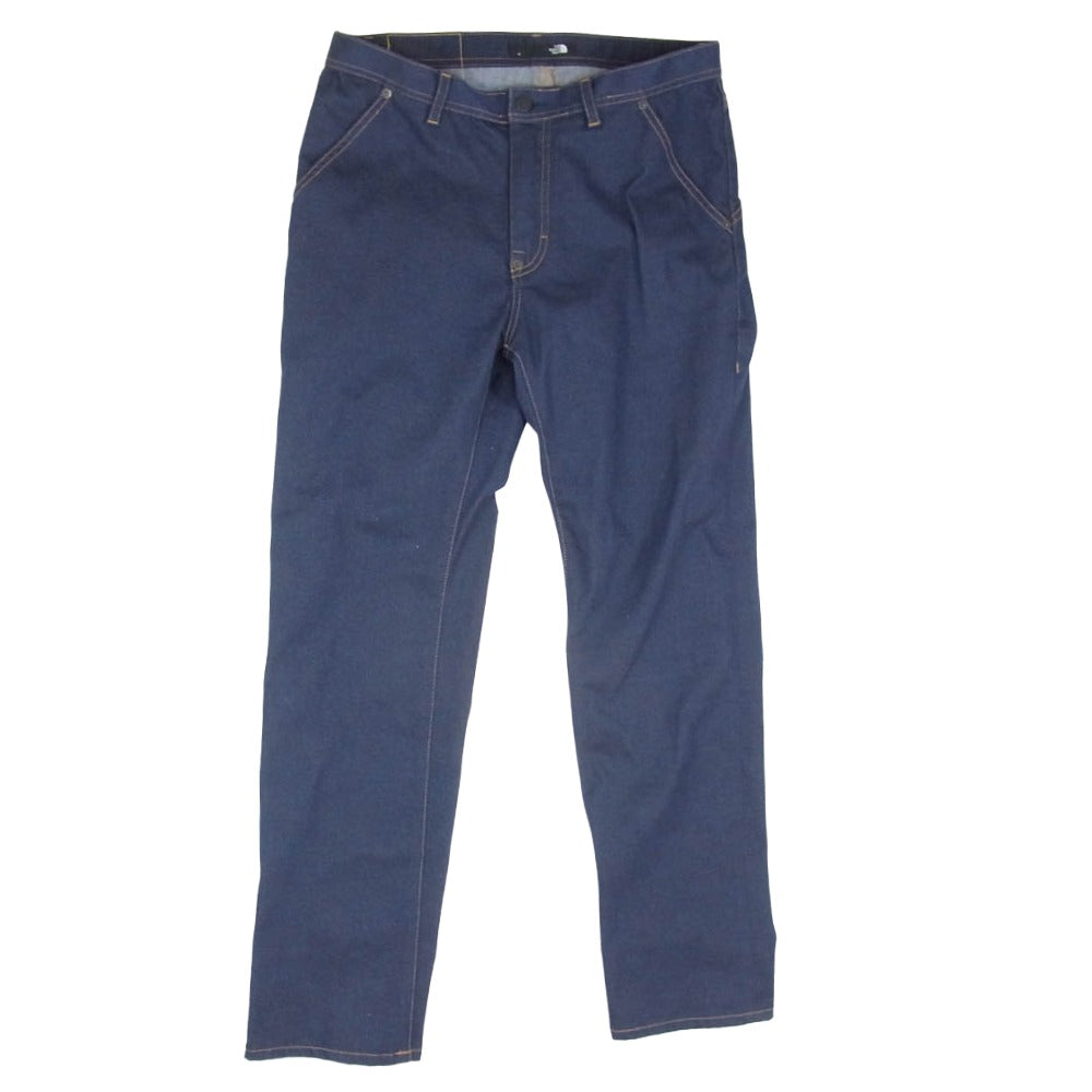 THE NORTH FACE ノースフェイス NB32204 DENIM CLIMBING STRAIGHT PANT デニム クライミング ストレート パンツ インディゴブルー系 M【中古】