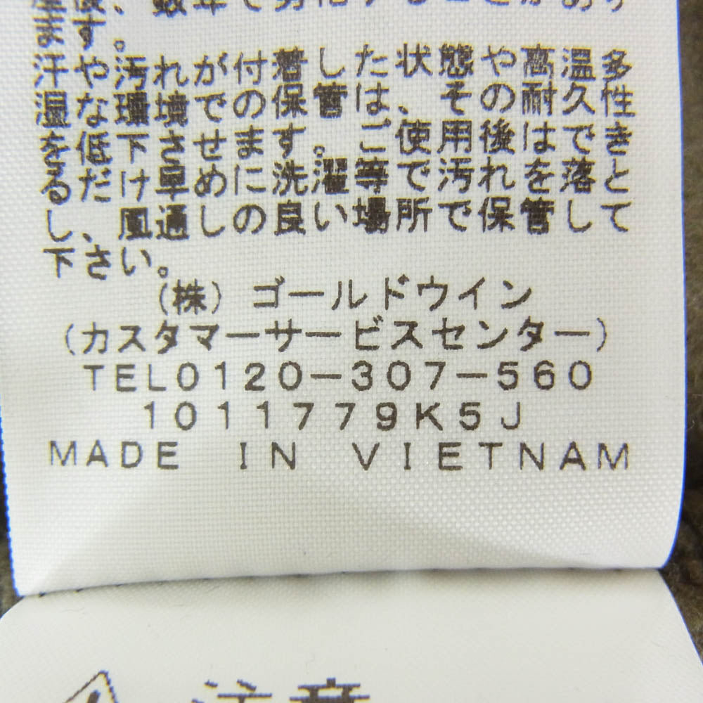 THE NORTH FACE ノースフェイス NT62131 NOVELTY REVIEW F/Z HOODIE ノベルティ リアビュー フルジップ フーディ パーカー カーキ系 M【中古】