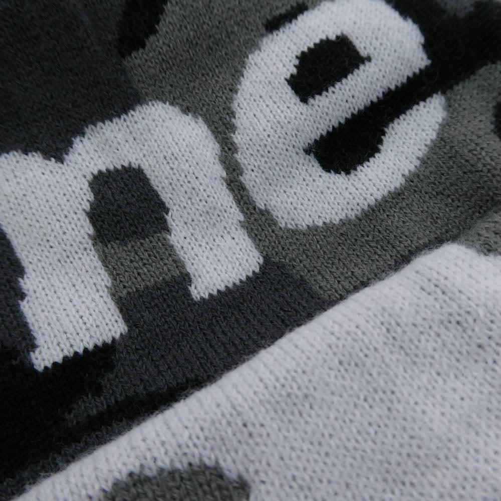 Supreme シュプリーム 25AW Camo Big Logo Beanie Snow Camo カモビッグロゴ ビーニー スノーカモ ニット帽 グレー系【中古】