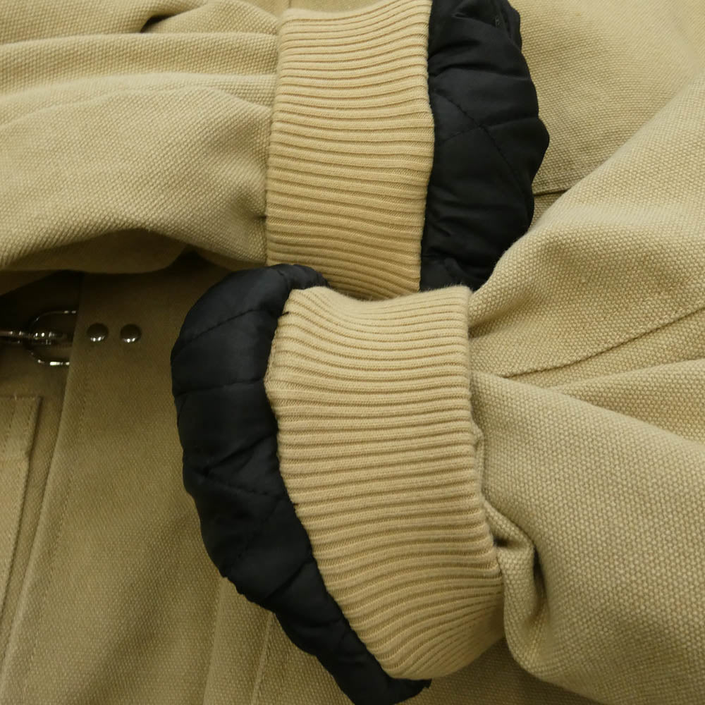 シンゾウ Shige 15oz Washed Khaki Canvas Clasp Bomber Jacket キャンバス クラスプ ボンバー ファイヤーマン ジャケット ベージュ系 S【中古】