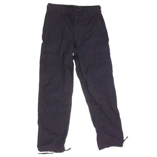 ヴィンテージ SP0100-97-D-CB10 U.S.ARMY 90s 米軍 BDU PANTS TROUSERS BLACK357 トラウザー パンツ ブラック系 S【中古】