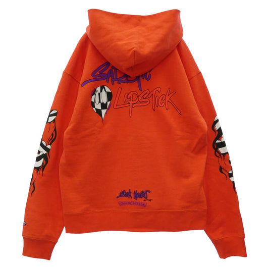 CHROME HEARTS クロムハーツ（原本無） PPO Spark The Heart HD PLVR Matty Boy PPO スパークザハート HD プルオーバー マッティボーイ パーカー フーディー レッド系 M【美品】【中古】