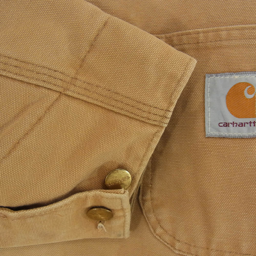 Carhartt カーハート Michigan Chore Coat ミシガンチョア コート ダック生地 ジャケット カバーオール ブラウン系 サイズ表記無【中古】