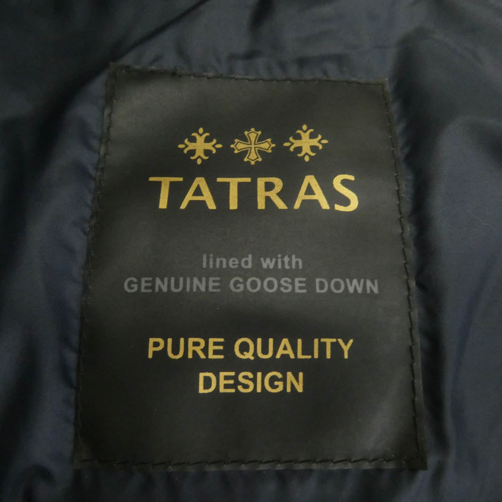 TATRAS タトラス LTA17A4496 POLITEAMA フード付き ダウン ロング コート ブラック系 01【中古】