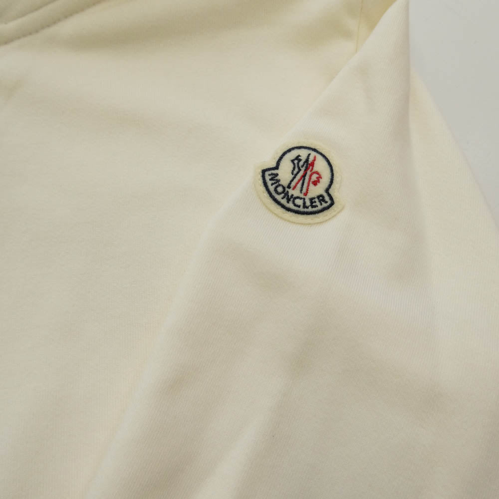 MONCLER モンクレール 210938478600 80068 MAGLIA CARDIGAN ジップアップ フーディー パーカー オフホワイト系 S【美品】【中古】