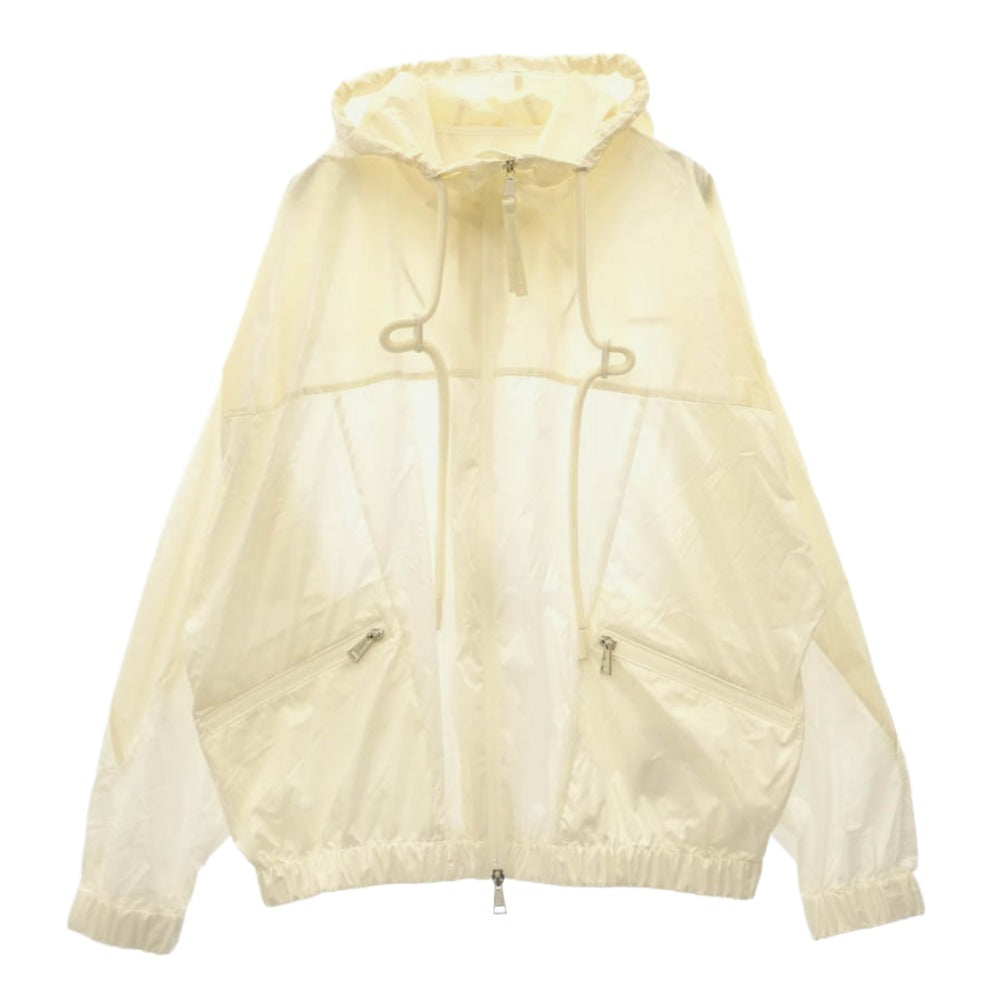 MONCLER モンクレール I10931A00054 596L9 PARTIE フード付き ジップアップ ジャケット ホワイト系 00【美品】【中古】
