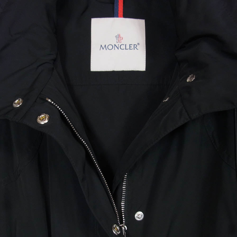 MONCLER モンクレール F10931B71600 C0276 OCRE オクレ ウエストドローコード ジップアップ ジャケット ブラック系【中古】