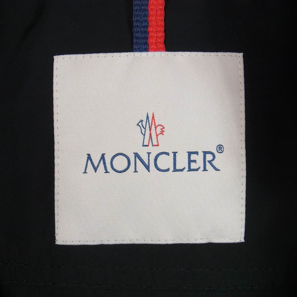 MONCLER モンクレール F10931B71600 C0276 OCRE オクレ ウエストドローコード ジップアップ ジャケット ブラック系【中古】