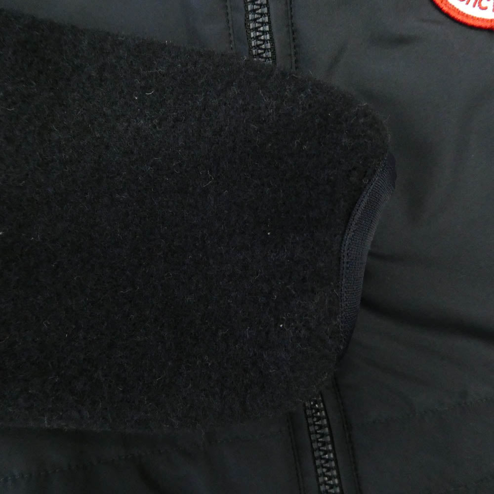 CANADA GOOSE カナダグース 6999L サザビーリーグタグ Capilano カピラノ フリース 切替 リバーシブル ジャケット ダークネイビー系 XS【中古】