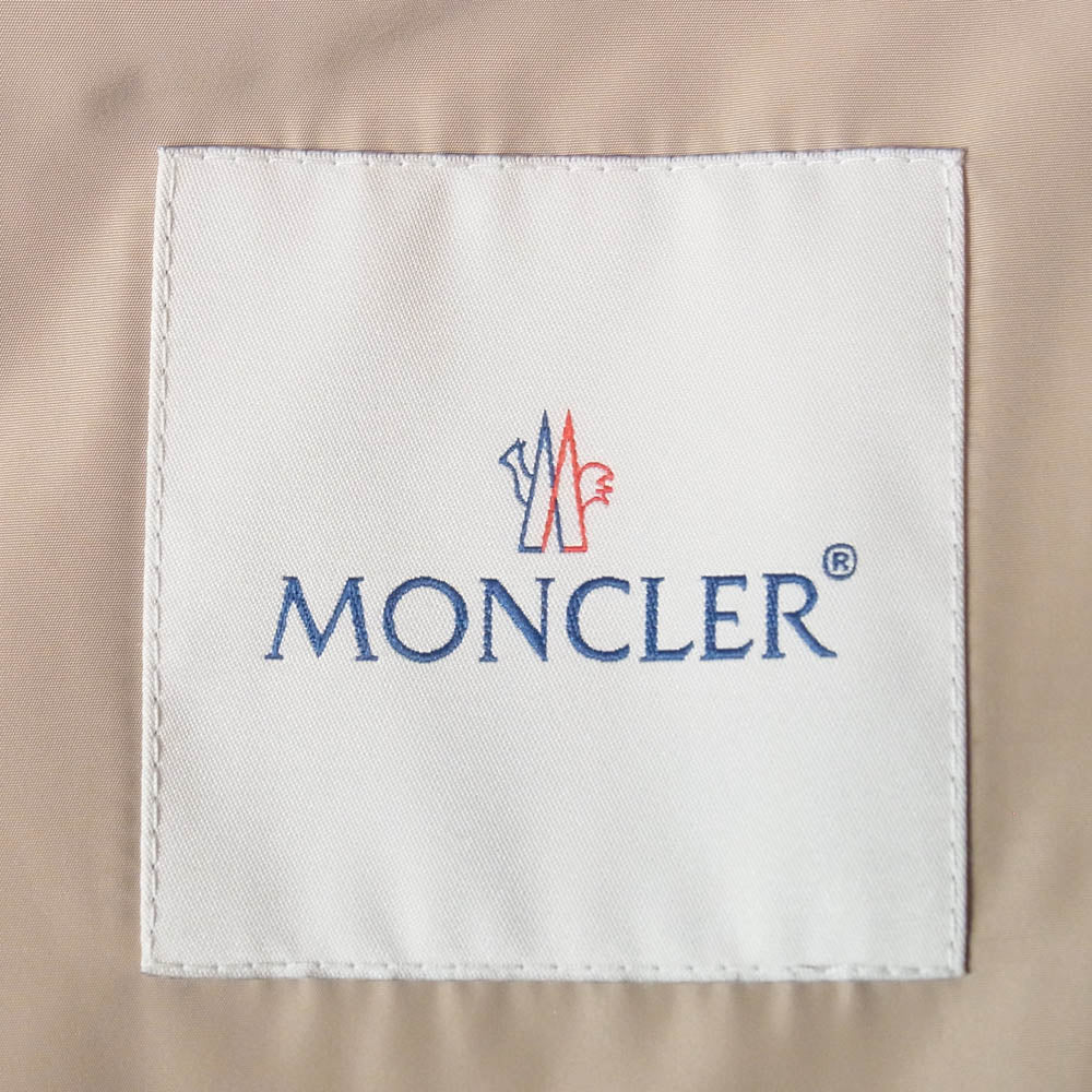 MONCLER モンクレール G10931C73306 54543 LEBRIS レブリス ウエストドローコード フード付き ジップアップ コート ベージュ系 00【中古】