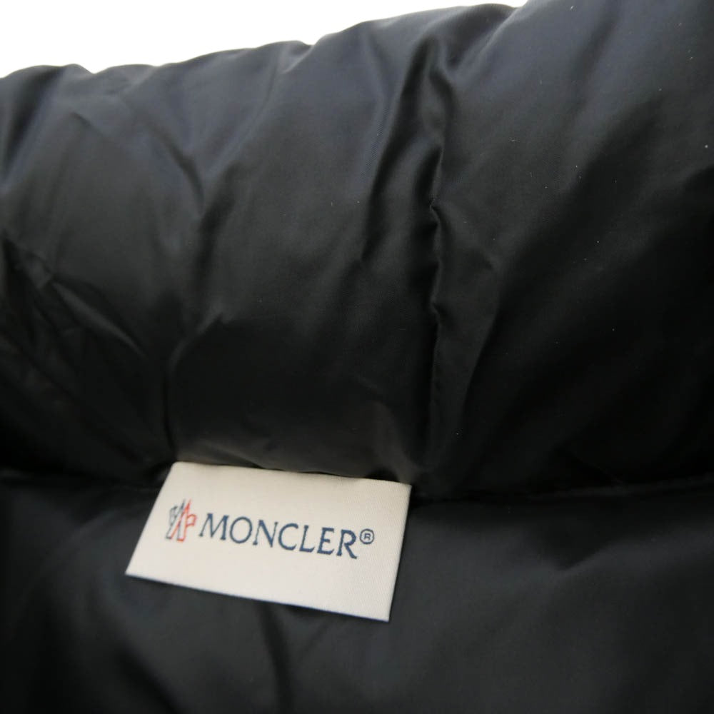 MONCLER モンクレール F20939B51100 A9018 CARDIGAN TRICOT カーディガン ニット切替 ロゴ ダウンジャケット ブラック系 XS【中古】