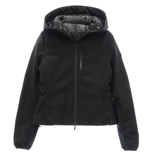 MONCLER モンクレール G20931A00026 539DK ISOETE フード付き 短丈 ダウンジャケット ブラック系 00【中古】
