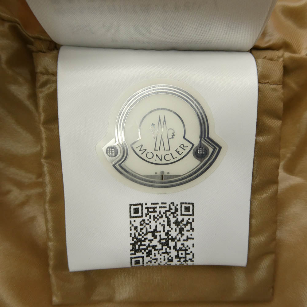 MONCLER モンクレール G20931A00049 54AM6 GENTIANE ジョンティアン ボア 切替 ダウン ジャケット ブラウン系 00【中古】