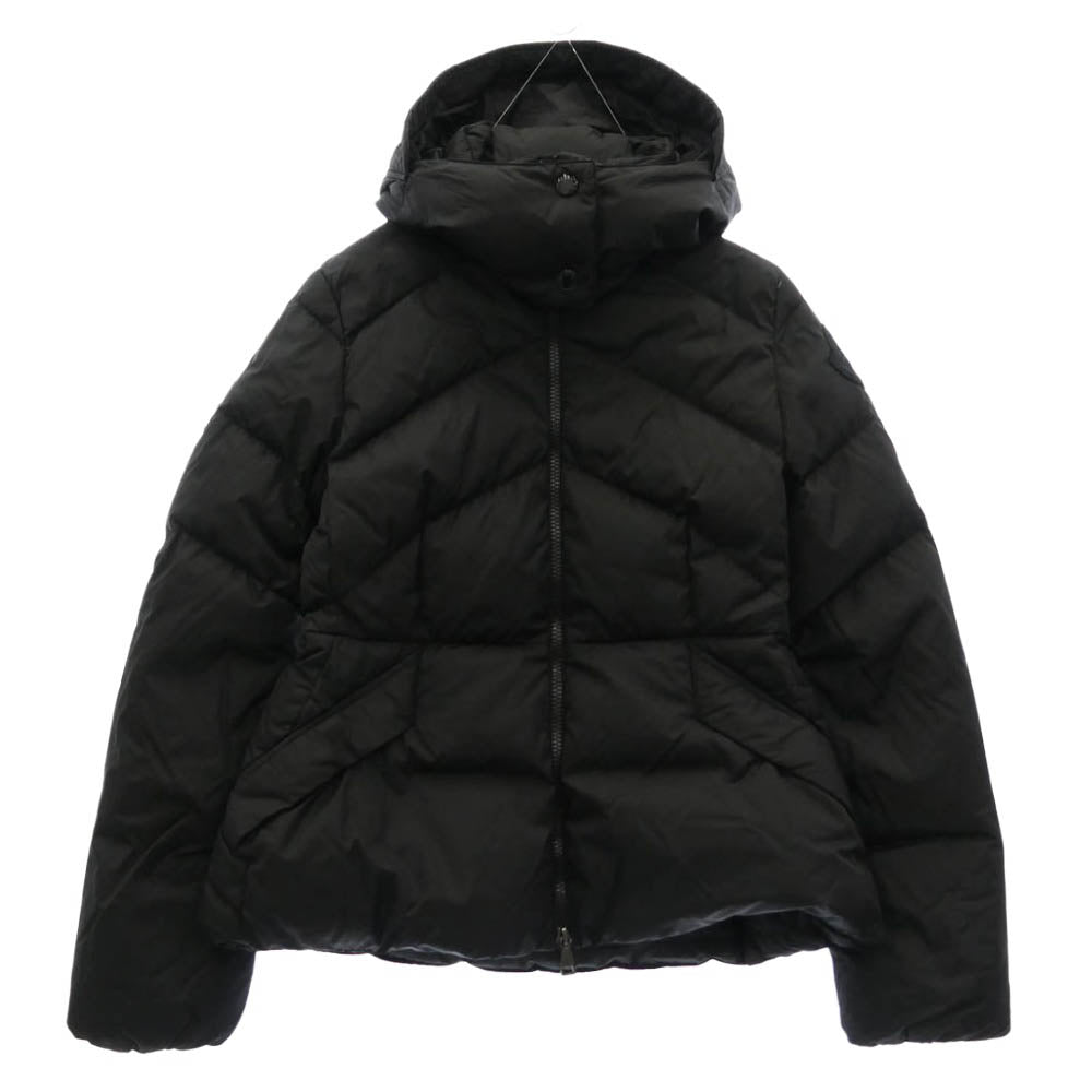 MONCLER モンクレール 20AW F20931A54600 C0068 ALOES GIUBBOTTO アロエ ロゴ ドローコード フード ダウンジャケット ブラック系【中古】