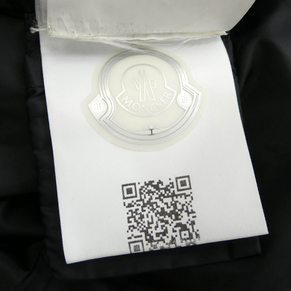 MONCLER モンクレール 20AW F20931A54600 C0068 ALOES GIUBBOTTO アロエ ロゴ ドローコード フード ダウンジャケット ブラック系【中古】