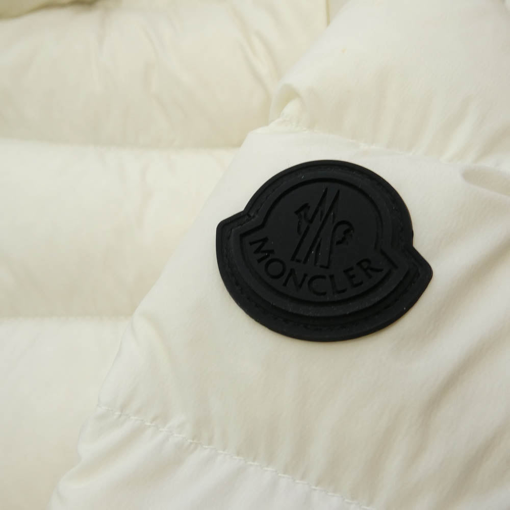 MONCLER モンクレール H20931A00093 53132 HERBE エルブ フードロゴ ダウン ジャケット ホワイト系【中古】